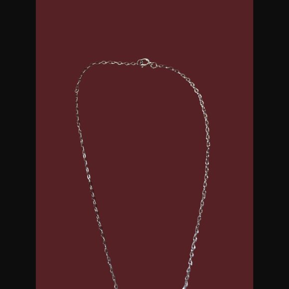 925 Sterling Smokey Quartz .85" Pendant On A 16"Chain Necklace - Picture 5 of 6